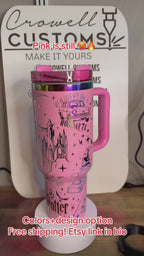 Harry Potter Hogwarts Theme Engraved Tumbler | Genuine Stanley