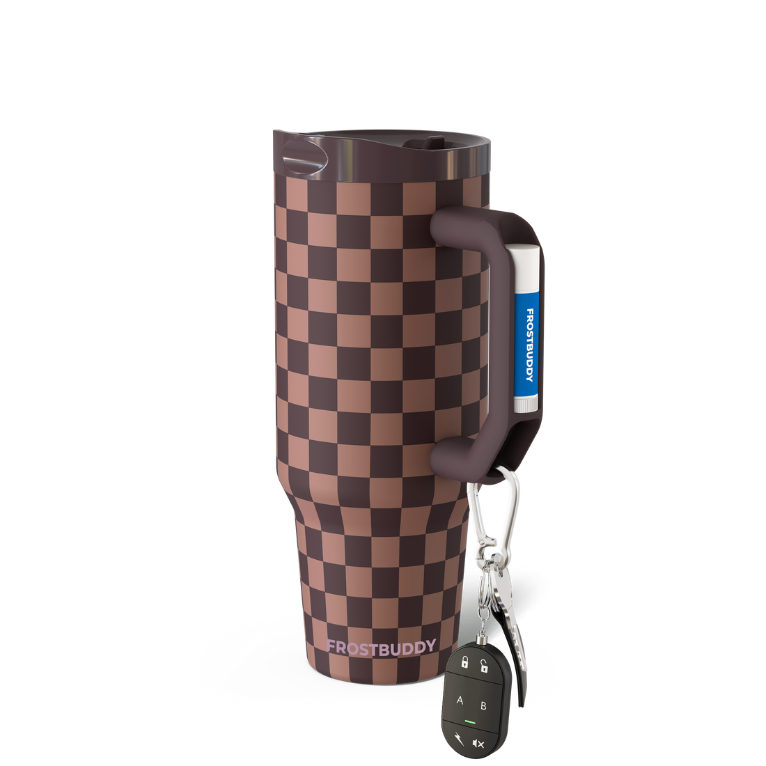 Frost Buddy 40oz Thicc Buddy - Espresso Checkered